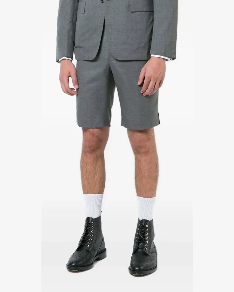 Thom Browne Super 120s Shorts - Grau Grau