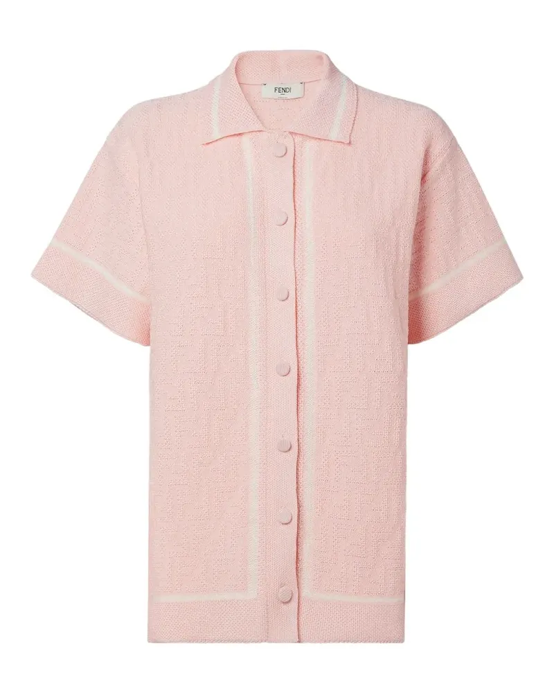 Fendi Klassisches Hemd - Rosa Rosa