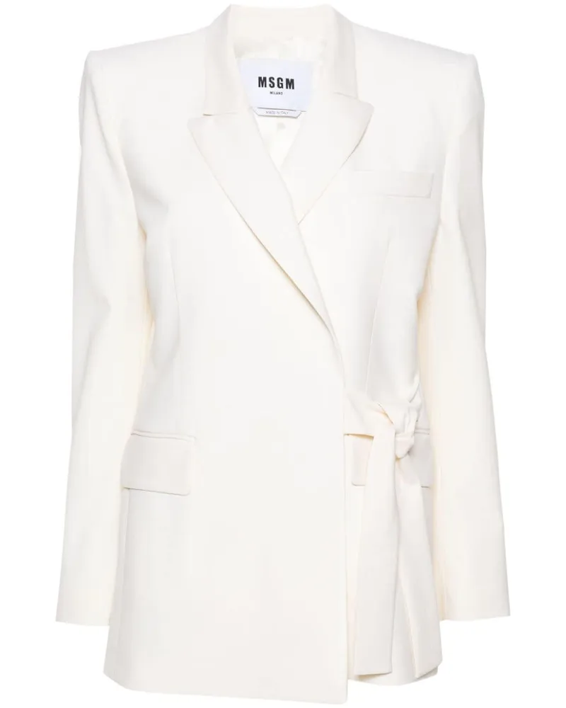 MSGM Klassisches Sakko - Nude Nude