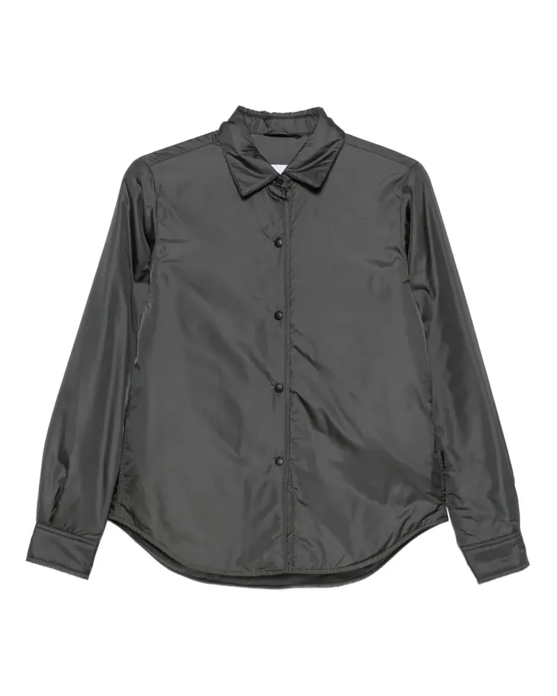 ASPESI press-stud curved-hem shirt - Grau Grau