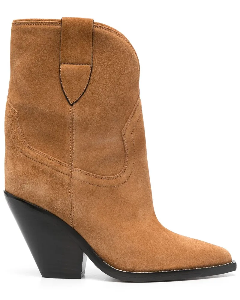 Isabel Marant Leyane Wildlederstiefel 90mm - Braun Braun