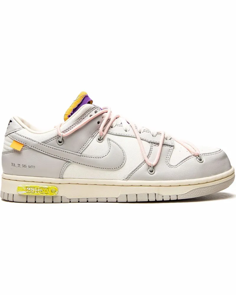 Nike x Off-White Dunk Low Sneakers - Weiß Weiß