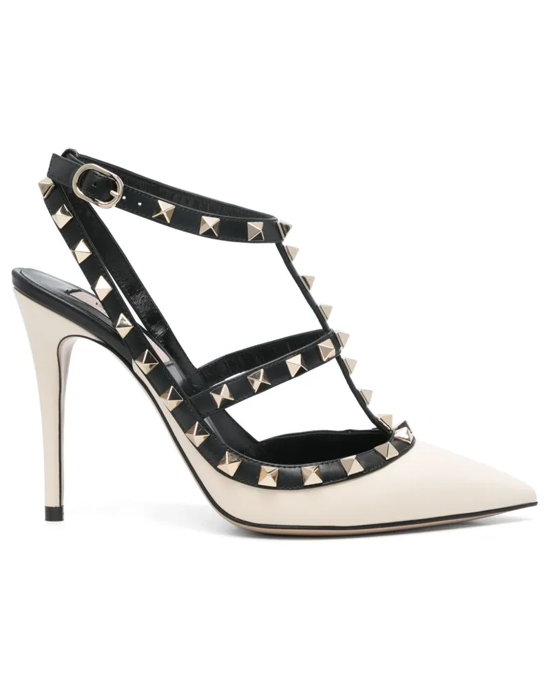 Valentino Garavani Rockstud Pumps 100mm - Nude Nude