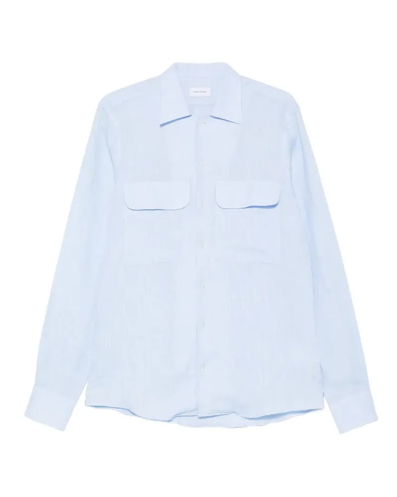 Tagliatore Hemd mit Brusttaschen - Blau Blau