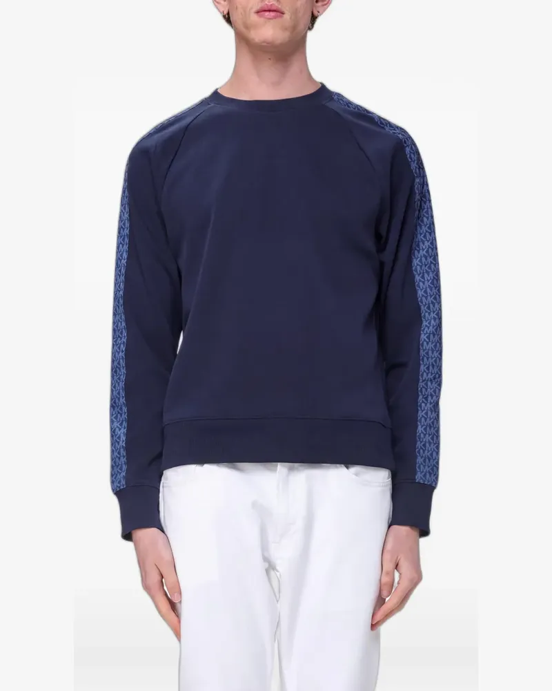 Michael Kors Pullover mit Logo-Streifen - Blau Blau