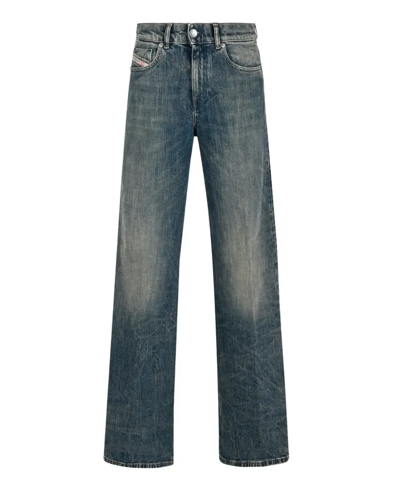 Diesel washed straight-leg jeans - Blau Blau