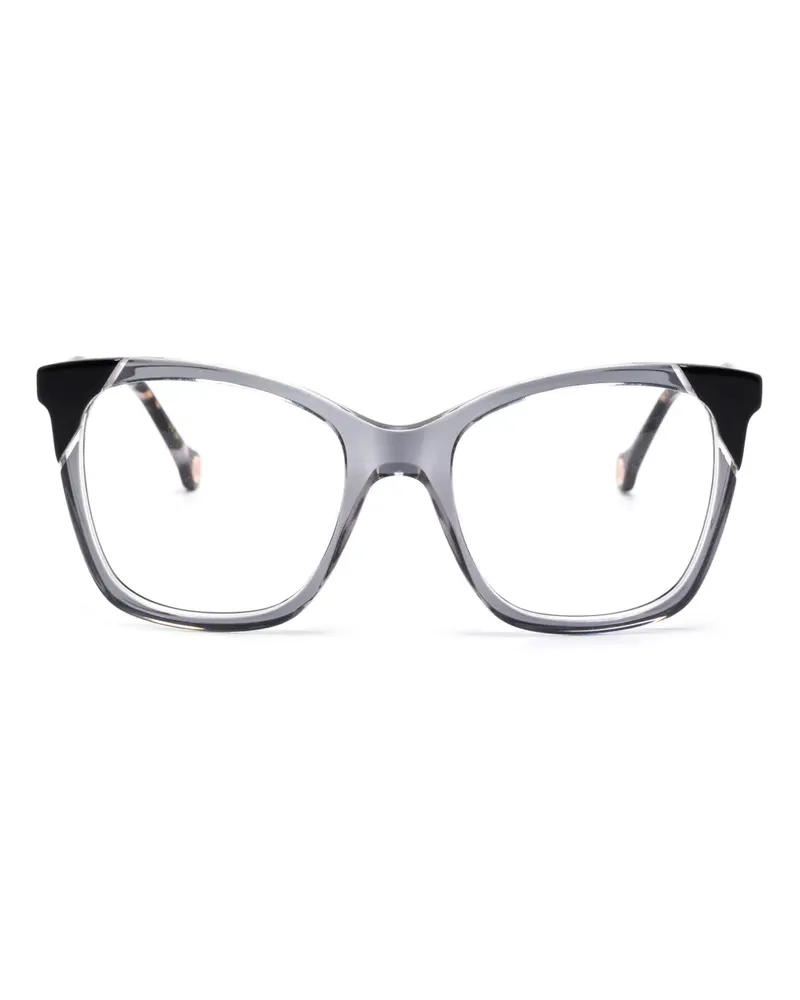 Carolina Herrera New York Brille mit eckigem Gestell - Grau Grau