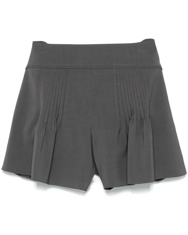 LOW CLASSIC Shorts mit Bundfalten - Grau Grau