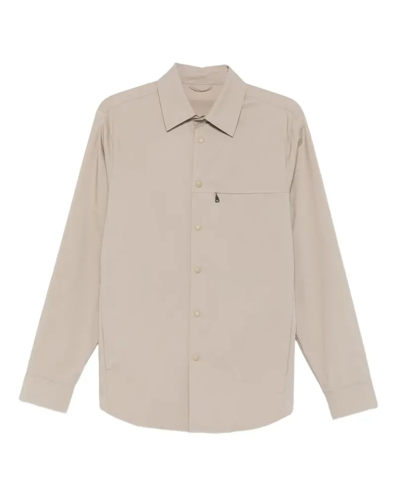 ASPESI zip-pocket long-sleeve shirt - Nude Nude