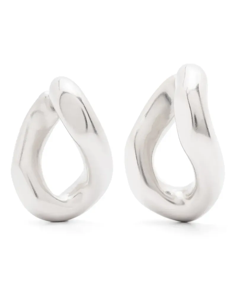 PANCONESI Doppelter Catena Ear Cuff - Silber Silber