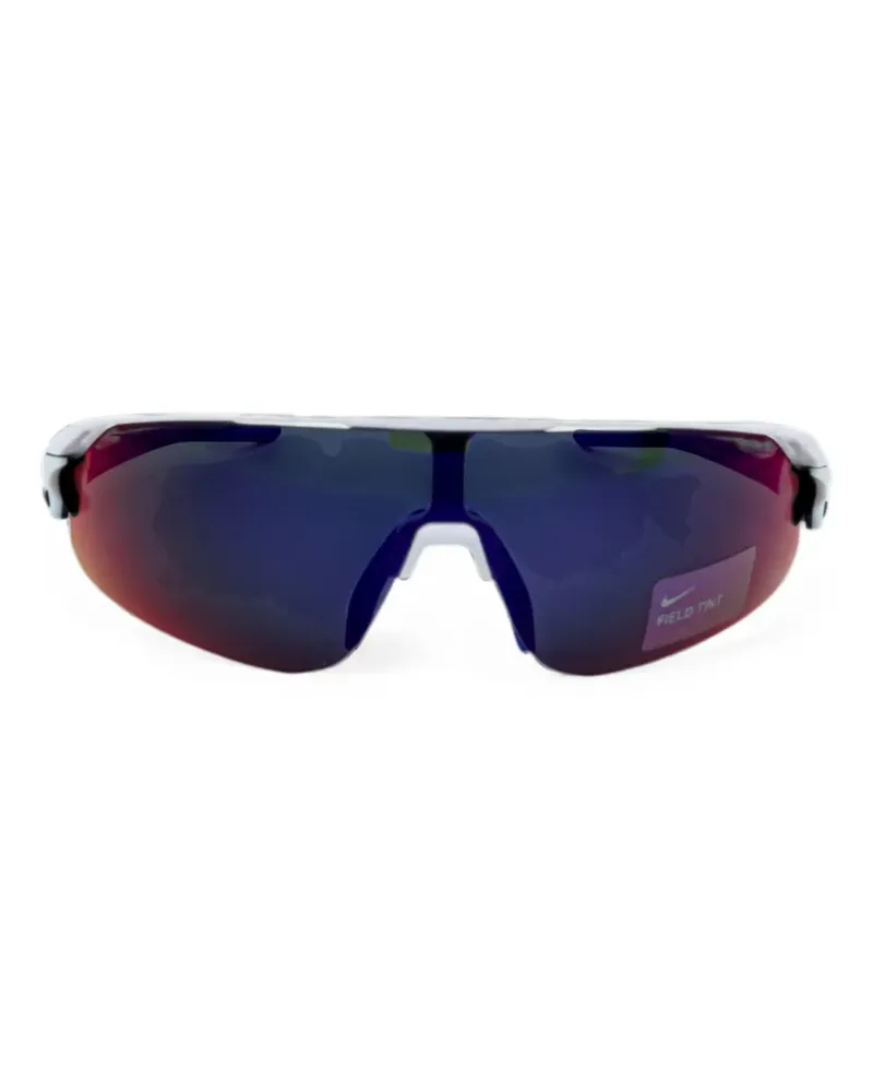 Nike Flyfree Shield-Sonnenbrille - Weiß Weiß
