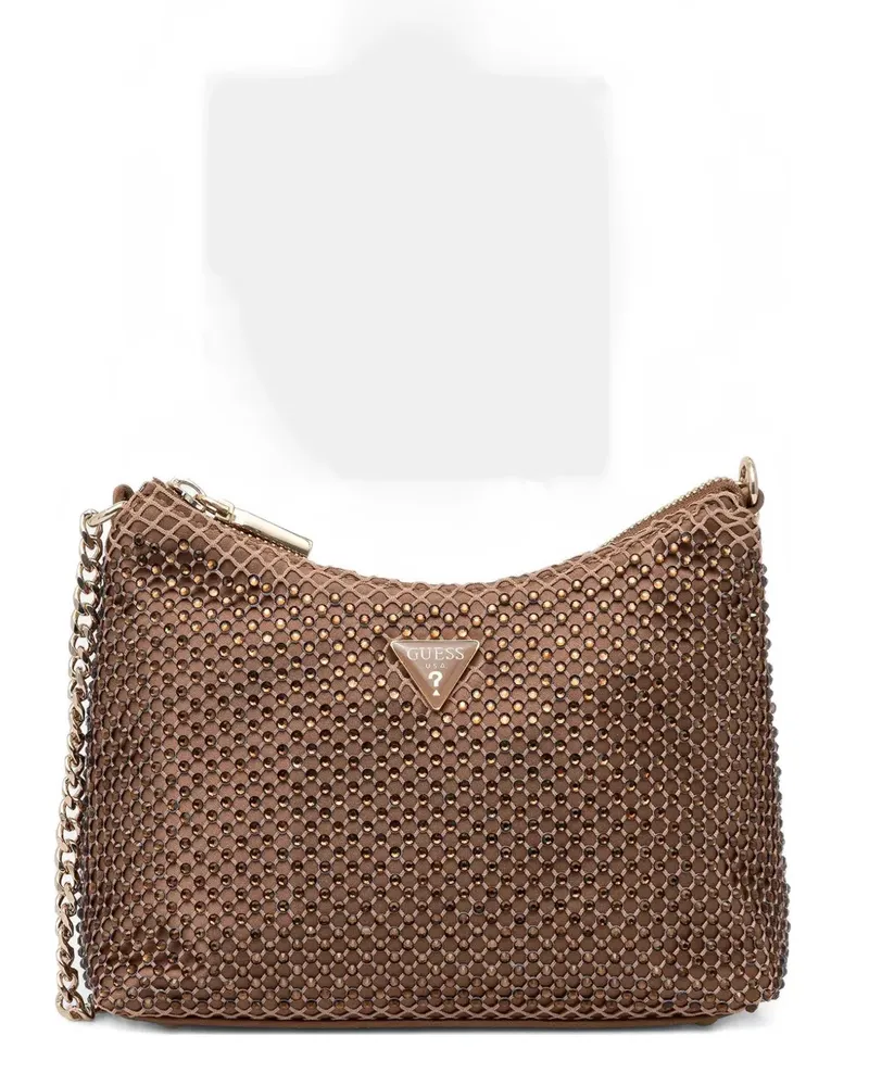 Guess Mini Zalina Schultertasche - Braun Braun