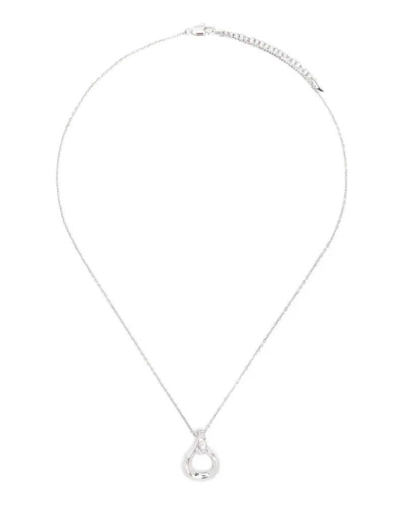 Missoma Halskette mit verdrehtem Anhänger - Silber Silber