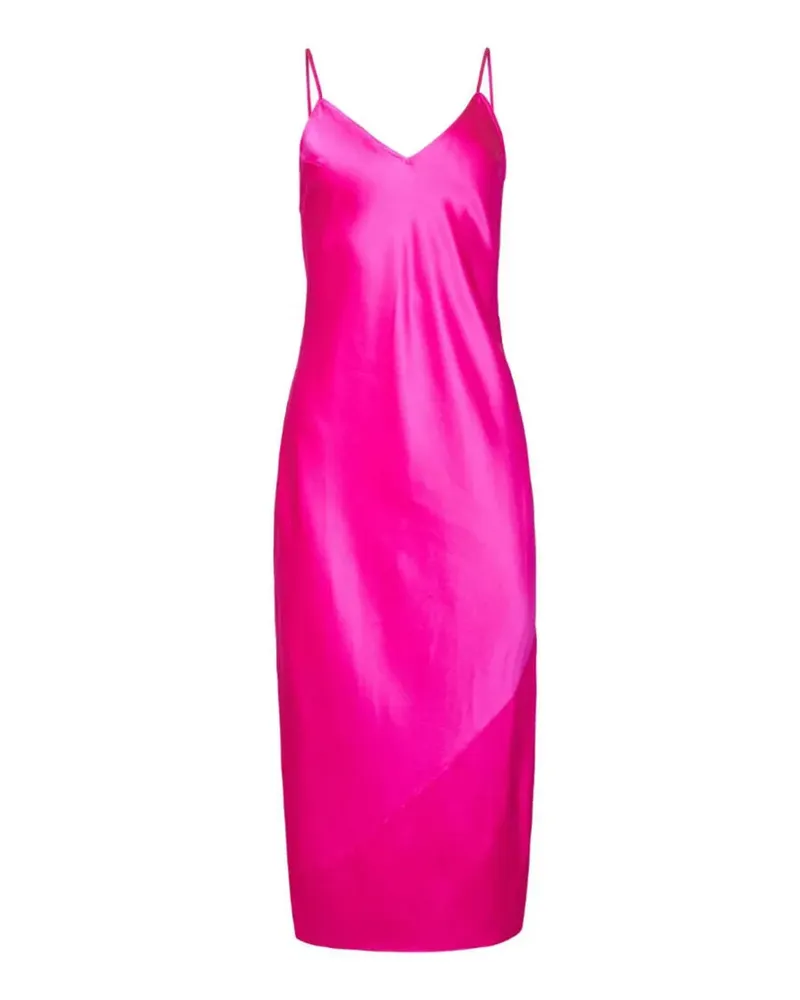 Fleur Du Mal side-slit midi dress - Rosa Rosa