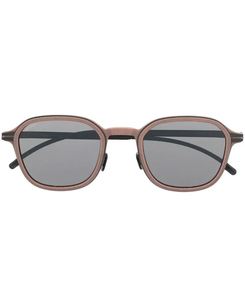 Mykita Sonnenbrille mit eckigem Gestell - Grau Grau