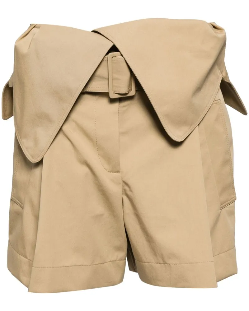 J.W.Anderson Trench-Shorts mit Umschlag - Braun Braun