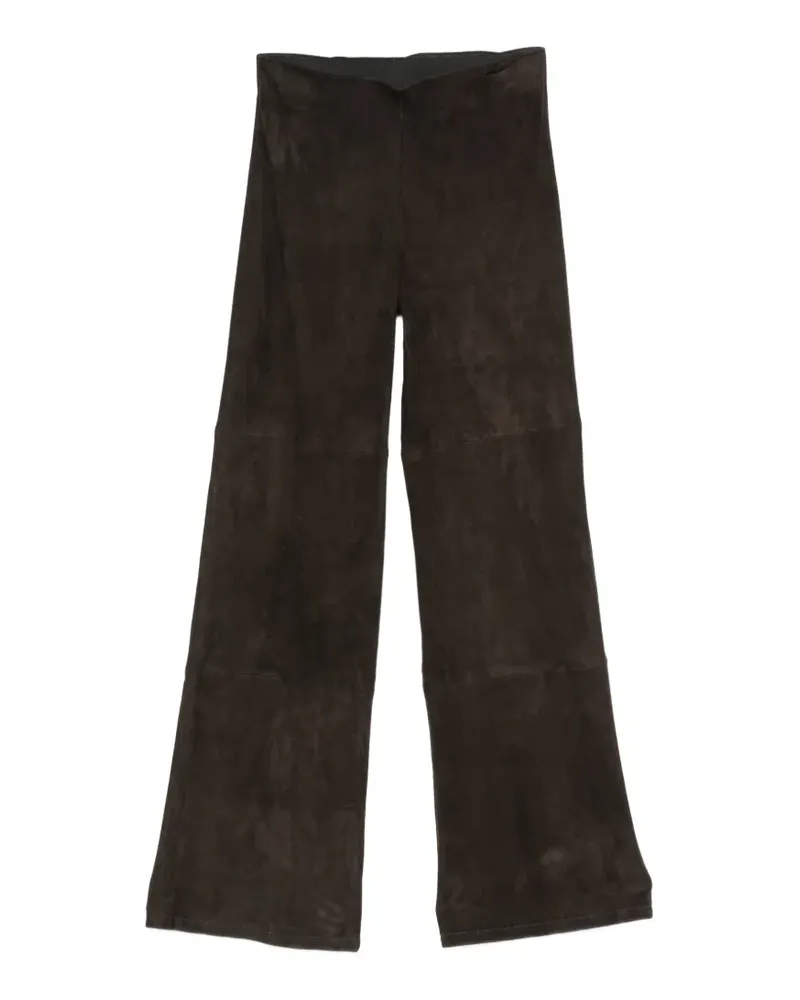 Arma Hose mit verdecktem Verschluss - Braun Braun
