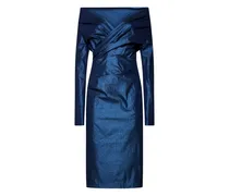 strapless dress - Blau