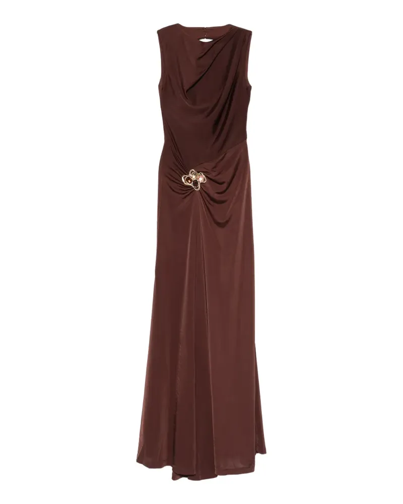 Rebecca Vallance embellished draped maxi dress - Braun Braun