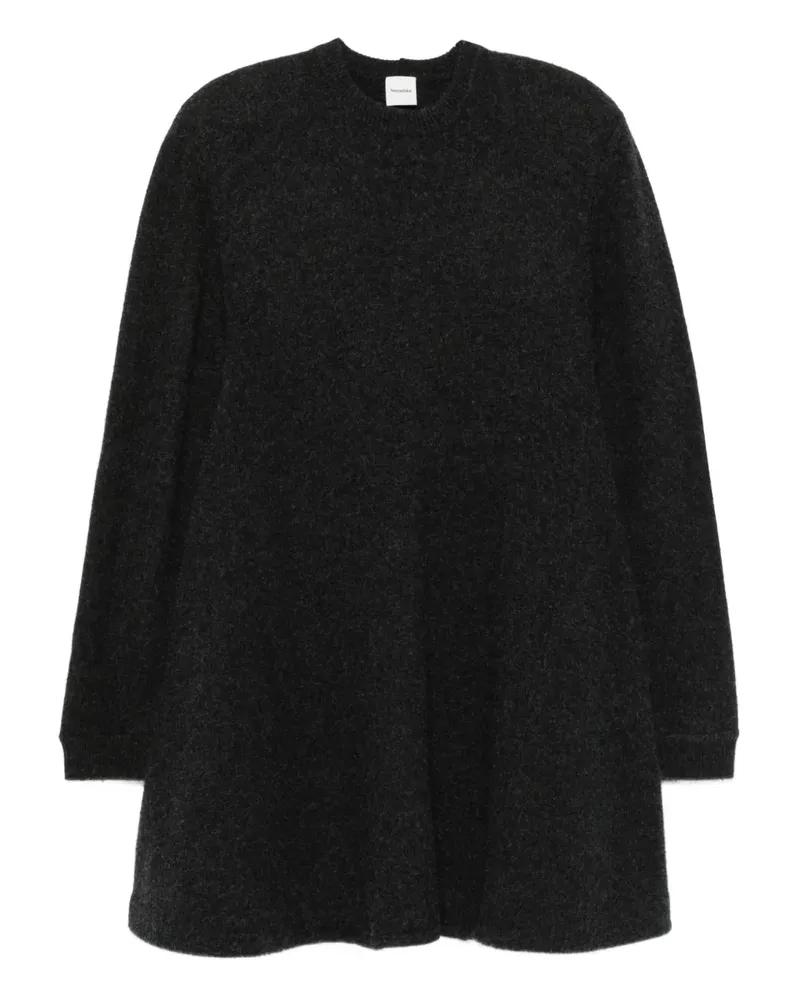 Nanushka Gestricktes Kleid in A-Linie - Grau Grau