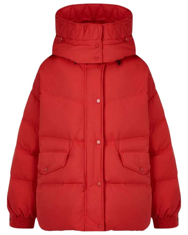 STUDIO TOMBOY Daunenjacke mit abnehmbarer Kapuze - Rot Rot