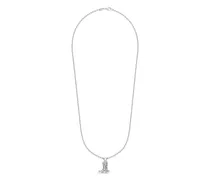 Halskette mit Cowboy-Anhänger - Silber