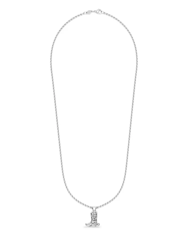 Nialaya Halskette mit Cowboy-Anhänger - Silber Silber