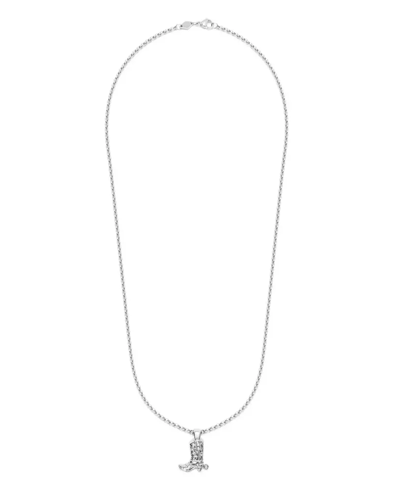 Nialaya Cowboy charm necklace - Silber Silber