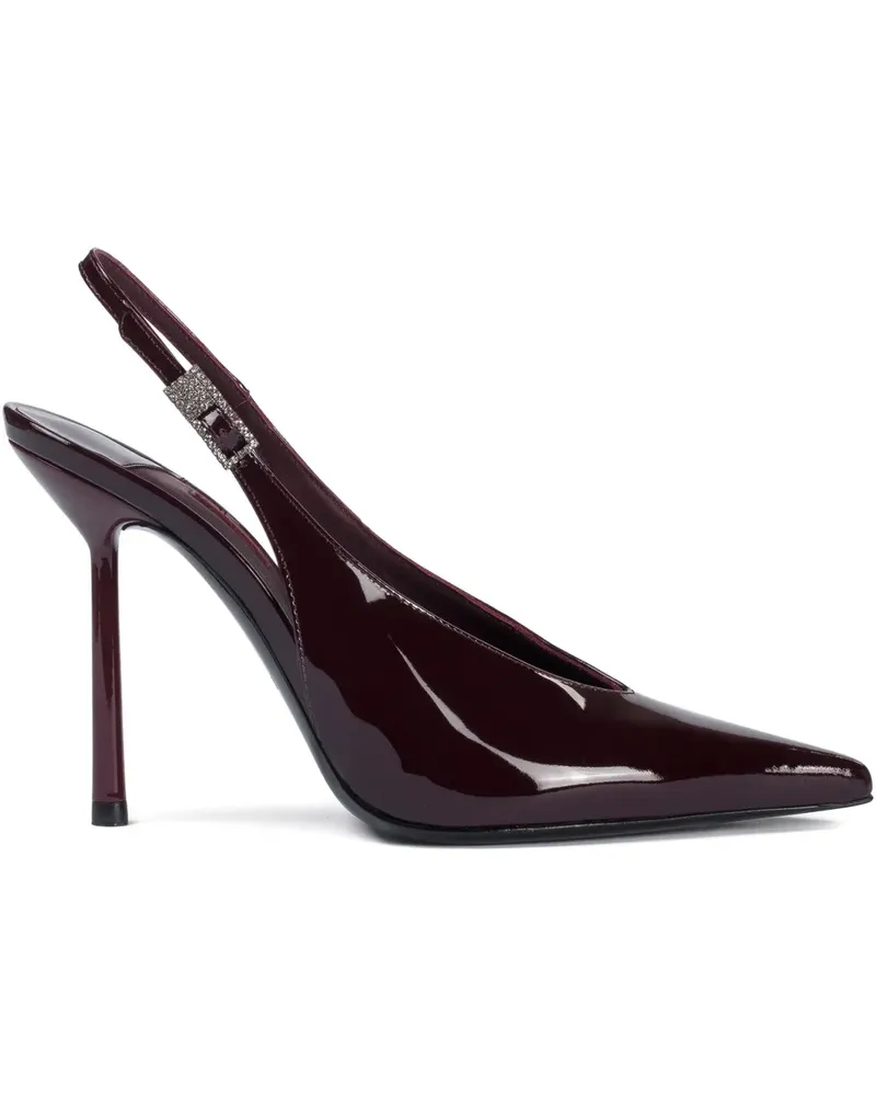 Le Silla Clivage Slingback-Pumps mit Kristallen 100mm - Rot Rot