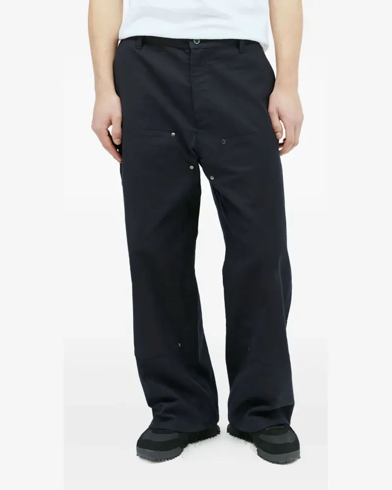 Brain Dead Utility-Hose im Layering-Look - Schwarz Schwarz