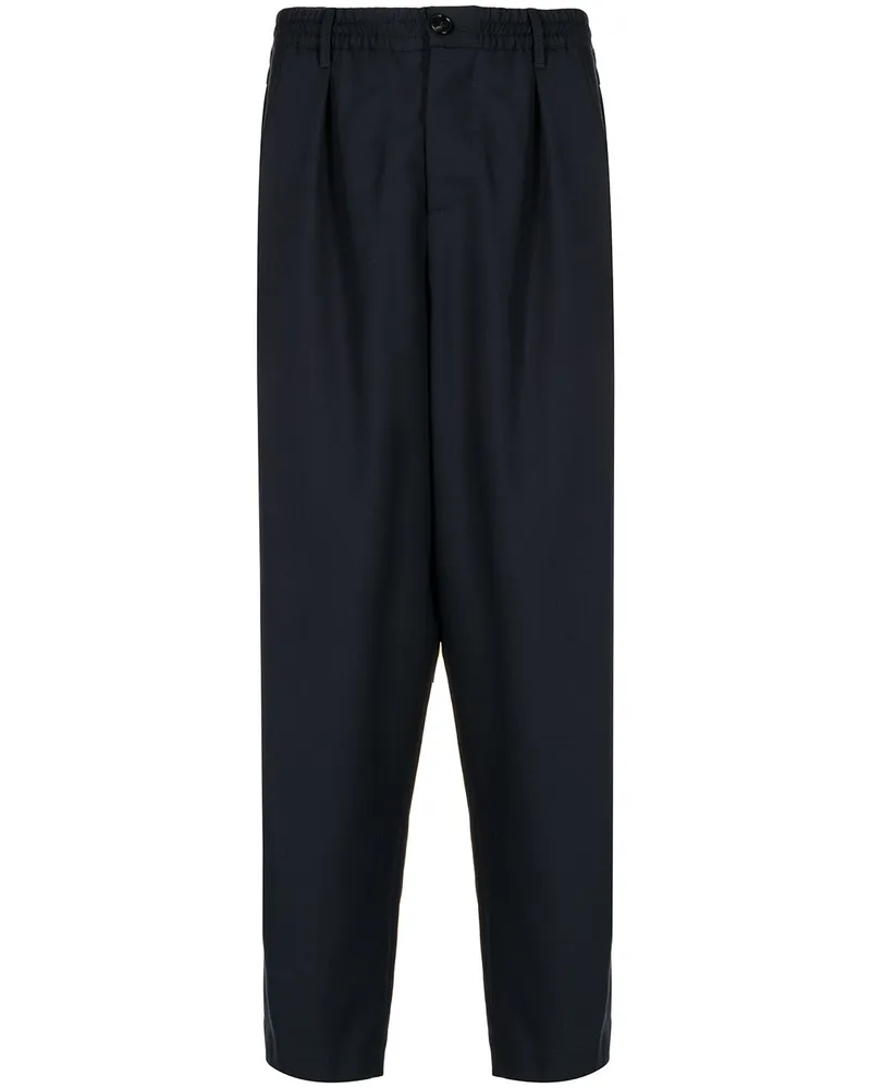 Marni Schmal zulaufende Cropped-Hose - Blau Blau
