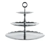 Dreiteller Kuchenständer - Silber