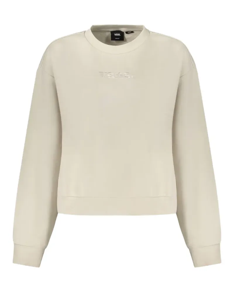 Vans logo-embroidered crew-neck sweater - Nude Nude