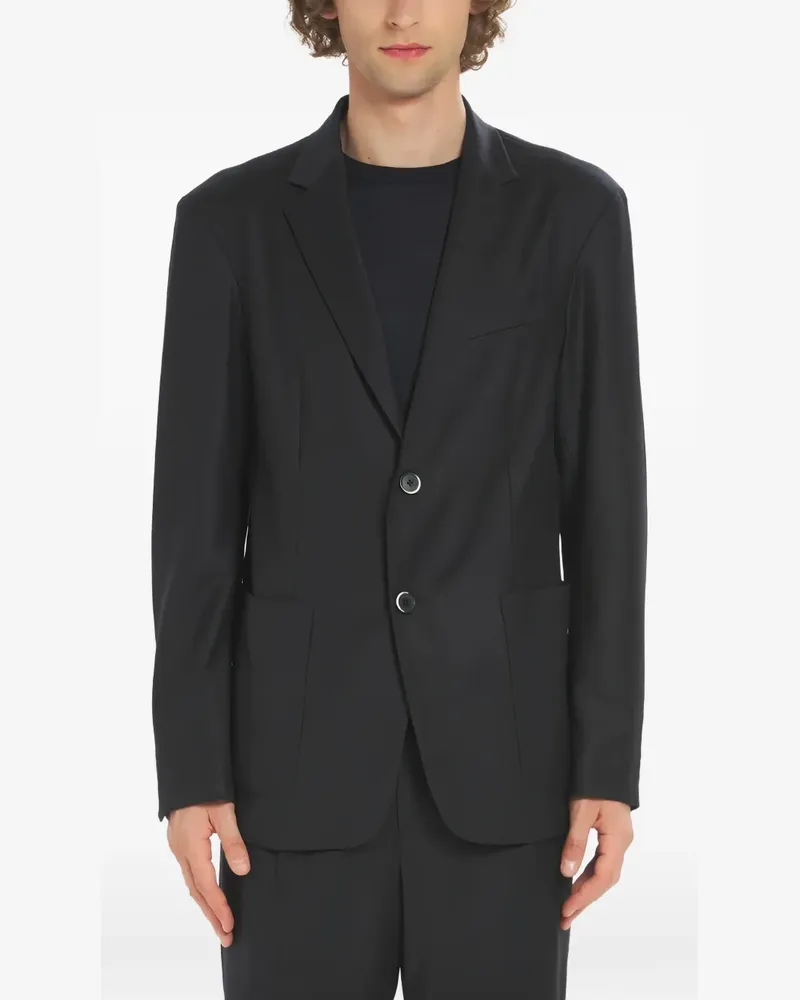 BARENA Borgo button blazer - Schwarz Schwarz