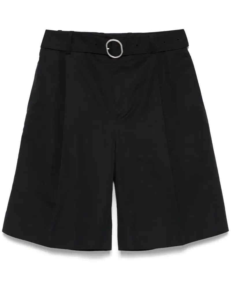 Jil Sander Shorts aus Baumwoll-Popeline - Schwarz Schwarz