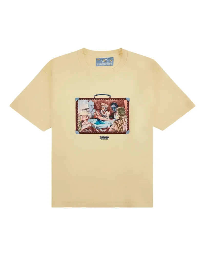 KidSuper Trunk T-Shirt mit grafischem Print - Gelb Gelb
