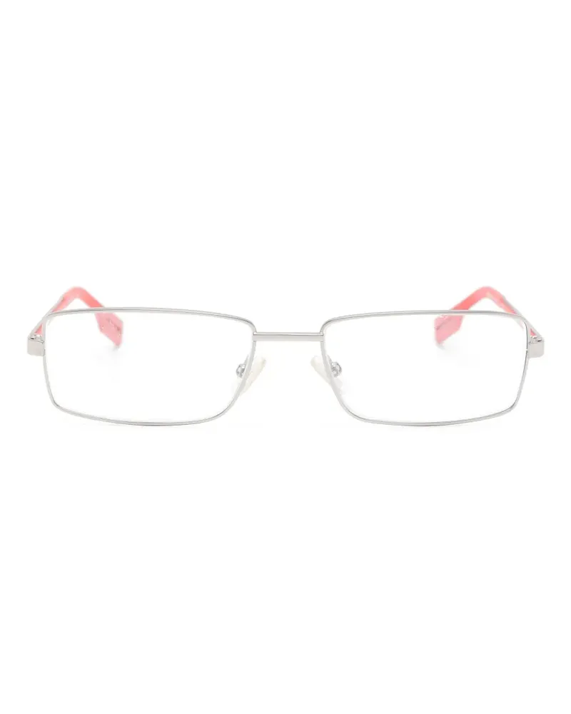 HUGO BOSS rectangle-frame glasses - Silber Silber