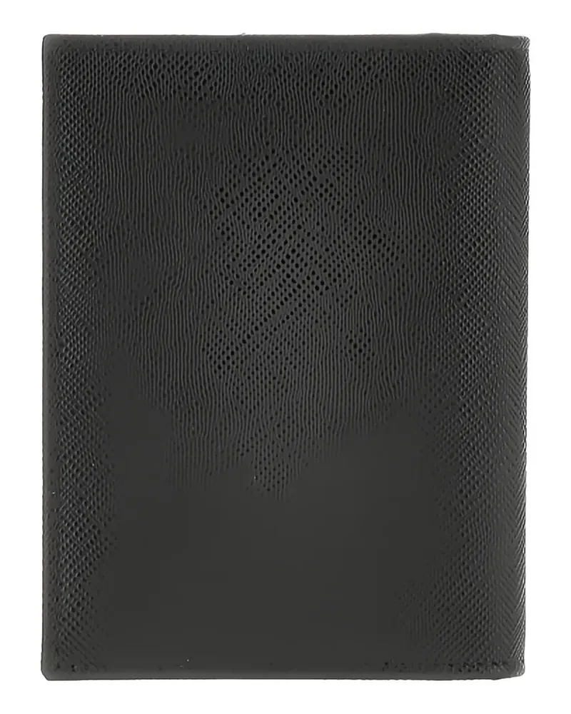 Prada triangle-logo cardholder - Schwarz Schwarz