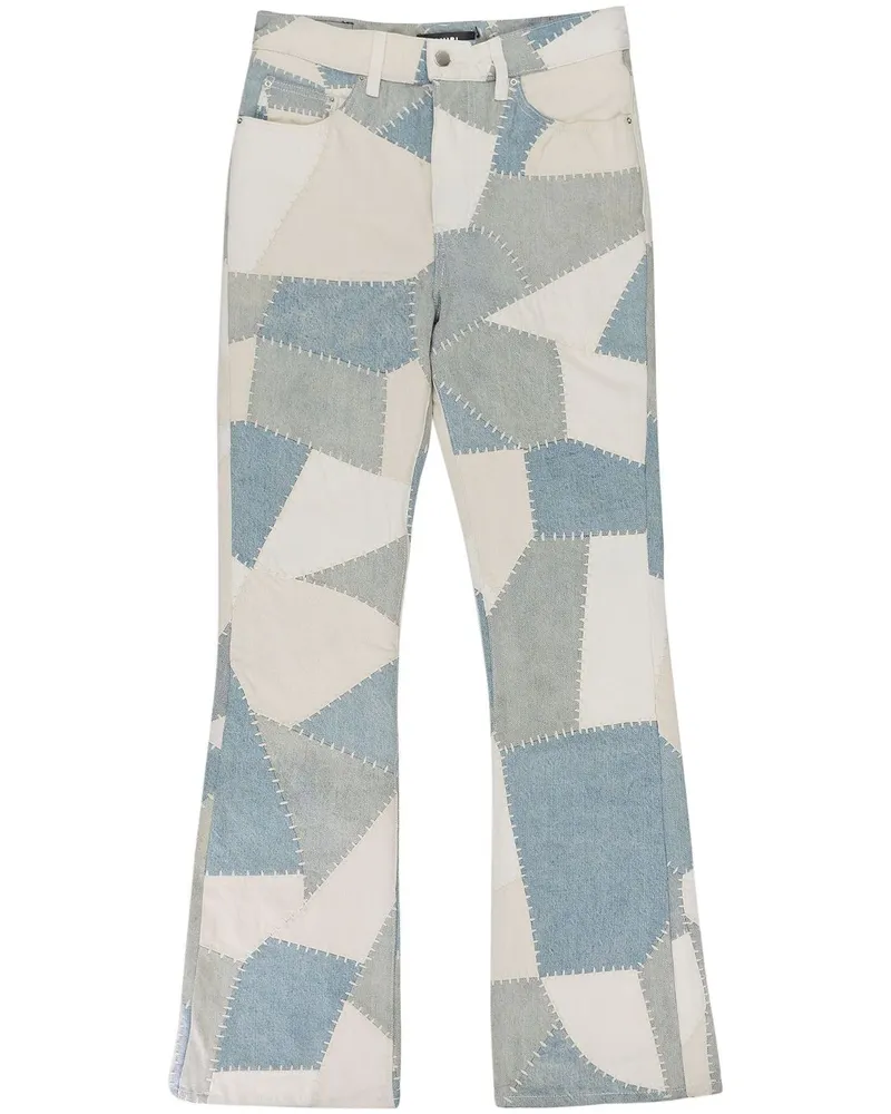 Amiri Jeans im Patchwork-Look - Blau Blau