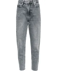 Calvin Klein Mom-Jeans mit hohem Bund Grau