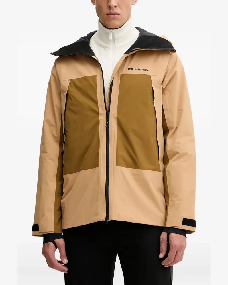 Peak Performance Edge HIPE® hooded skiwear - Nude Nude