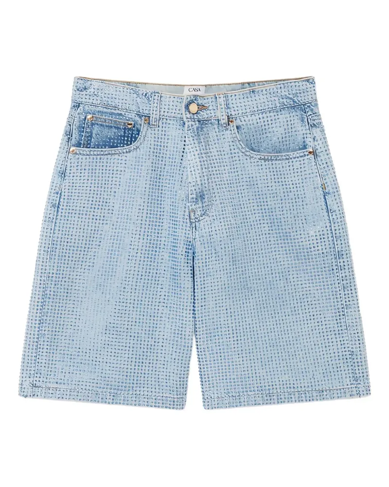 Casablanca Paris Klassische Jeans-Shorts - Blau Blau