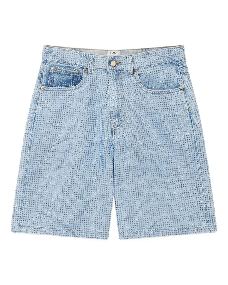 Casablanca Paris Klassische Jeans-Shorts - Blau Blau