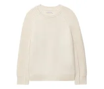 Oversized-Pullover mit Raglanärmeln - Nude