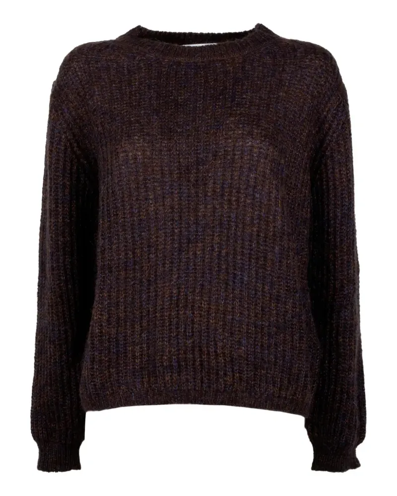 cinque ribbed-knit crew-neck sweater - Braun Braun