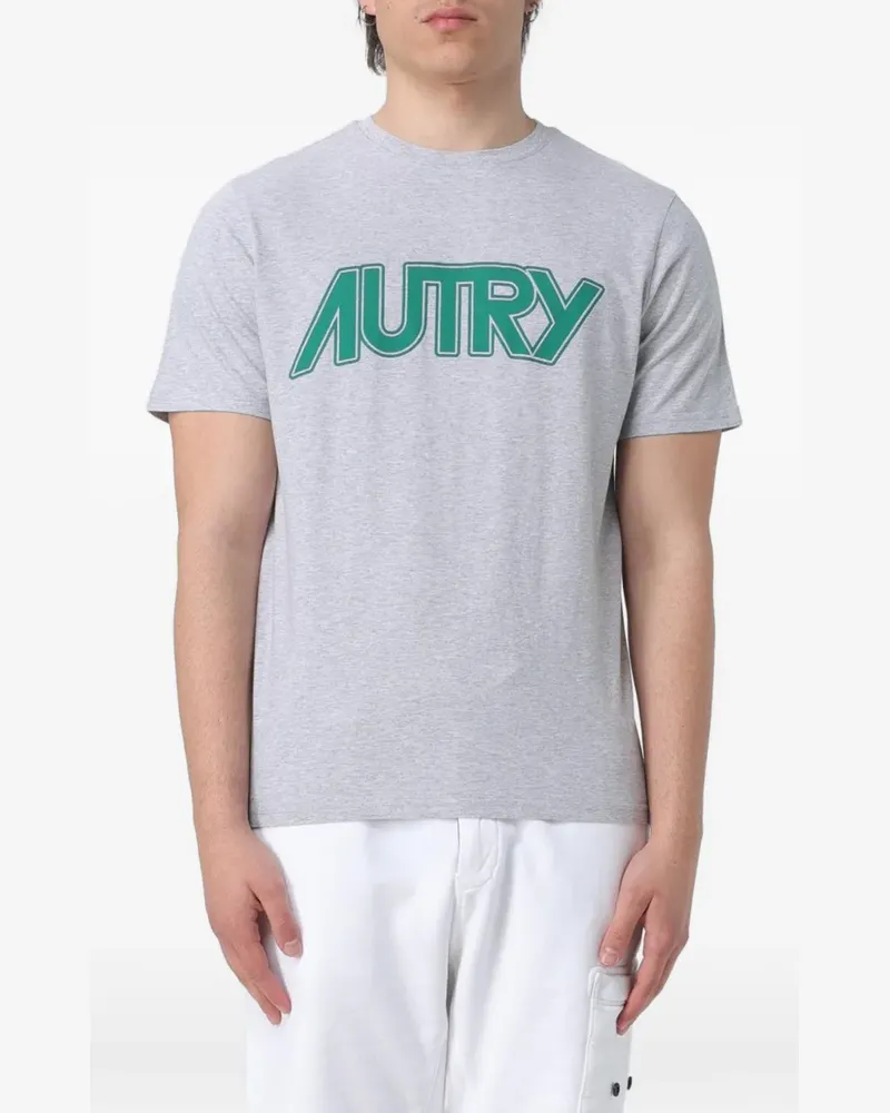 AUTRY T-Shirt mit Logo-Print - Grau Grau
