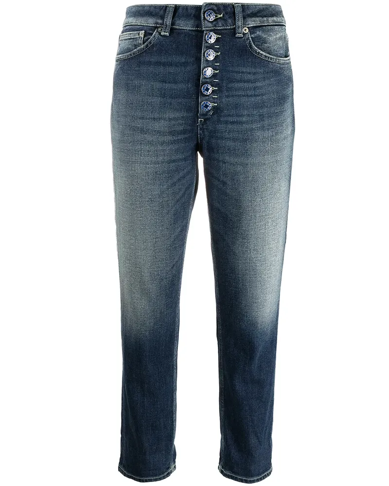 Dondup Klassische Cropped-Jeans - Blau Blau