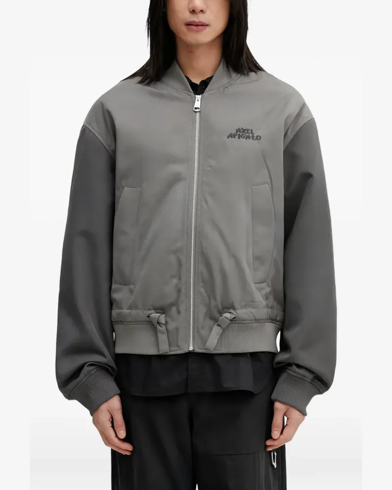 Axel Arigato Zweifarbige Bomberjacke - Grau Grau