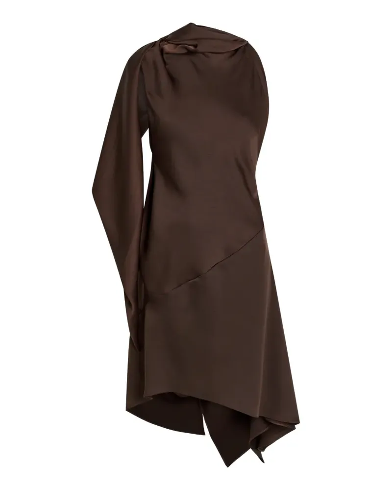 AARON ESH asymmetric draped mini dress - Braun Braun