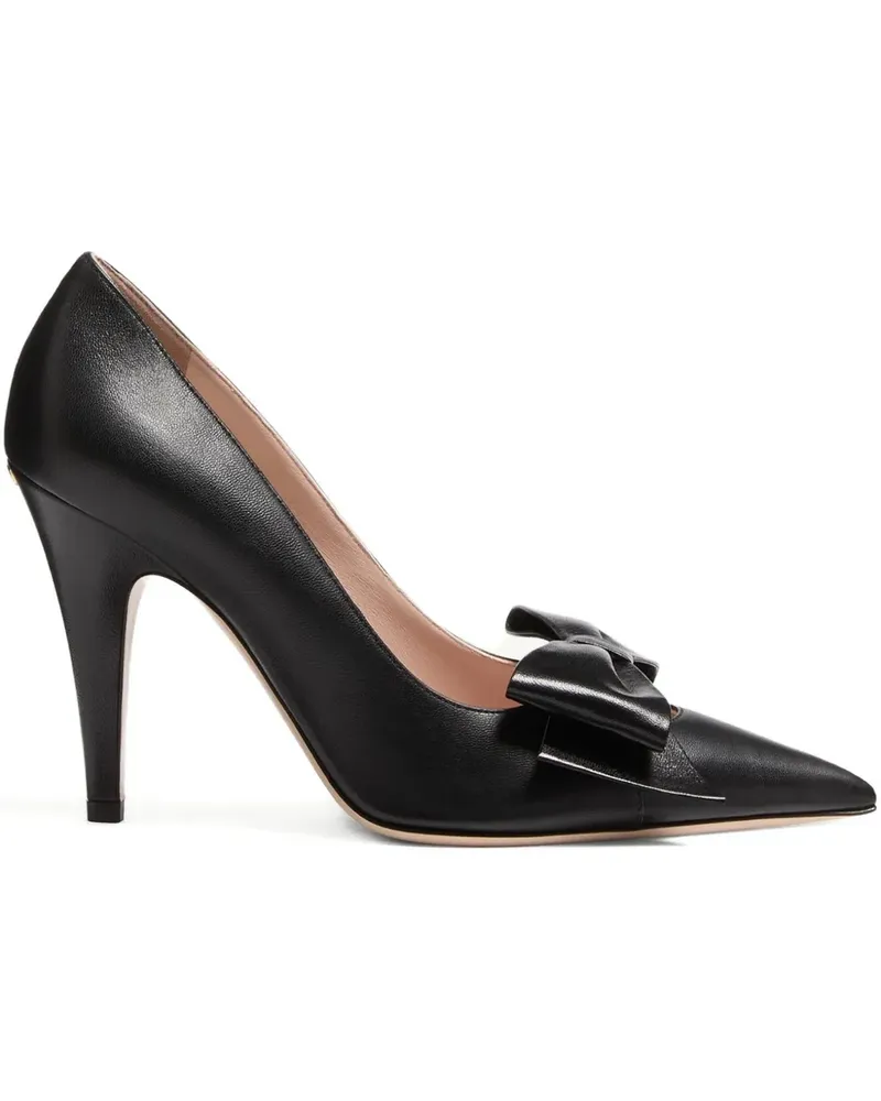 Valentino Garavani Bowow Pumps 100mm - Schwarz Schwarz